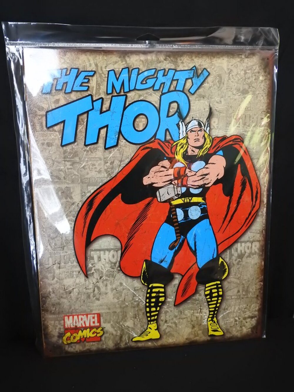 Marvel Comics Mighty Thor Metal Tin Sign Wall Decor